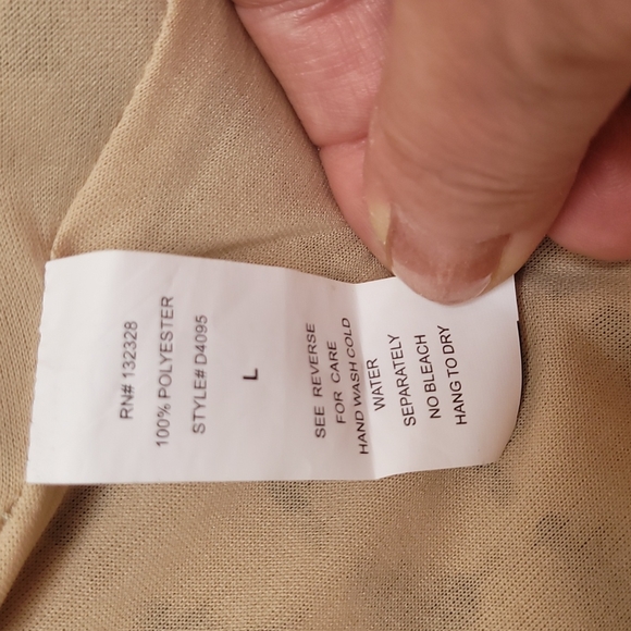 NWOT Modcloth Babydoll Jumper Mini w/Button Front L (8-10) - Picture 6 of 7